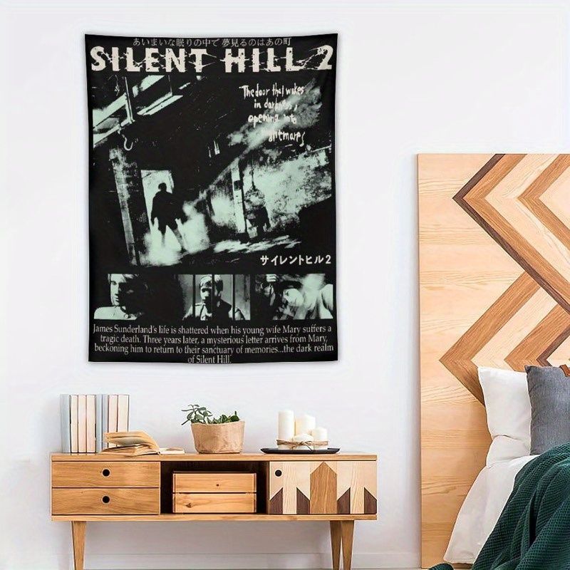 Retro Gaming Decor - VIKAMA Black and White Retro Horror