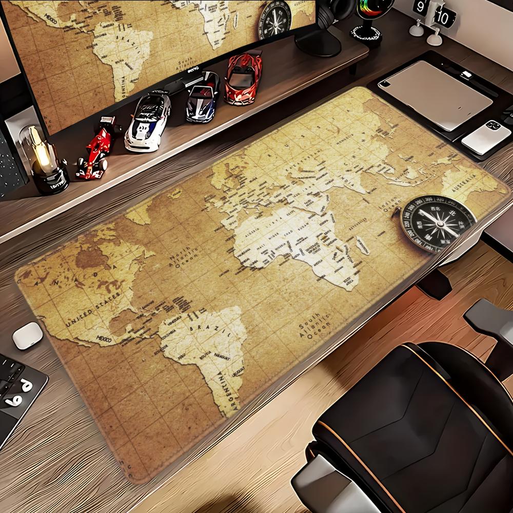 Retro Pc Gaming - Retro NaviAation Map Art HD Mouse