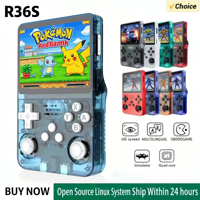 Retro Gaming Linux - R36S Handheld Game Console ARKOS System