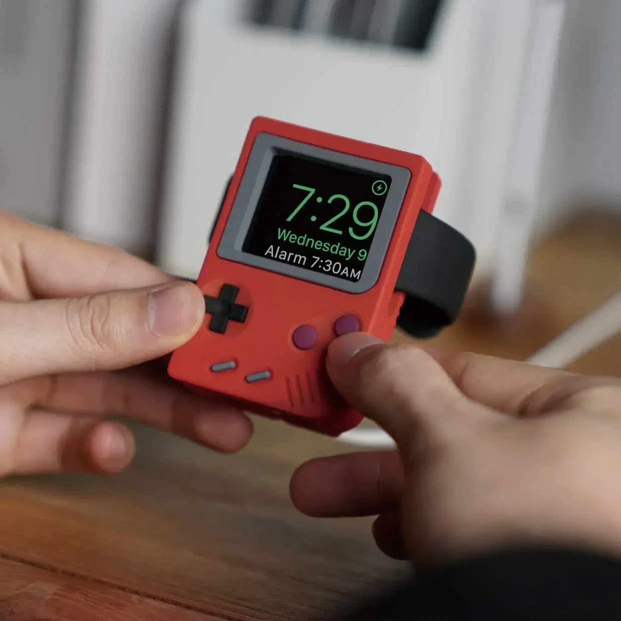 Retro Gaming Videos - Silicone Holder for IWatch Charger Stand