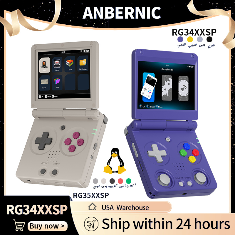 Anbernic RG34XXSP RG35XXSP Fli - đánh giá và giá Retro Gaming Linux
