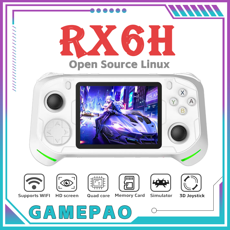 Open Source RX6H Retro Handhel - đánh giá và giá Retro Gaming Linux