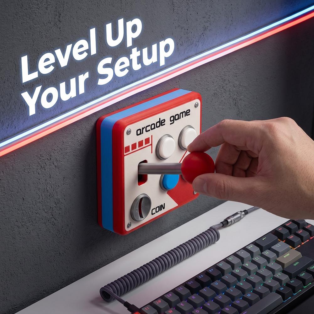 3D Printed Retro Arcade Switch - đánh giá và giá Retro Gaming Decor