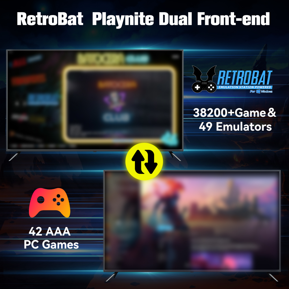 Retrobat＆Playnite System HDD R - đánh giá và giá Retro X8 Gaming Console