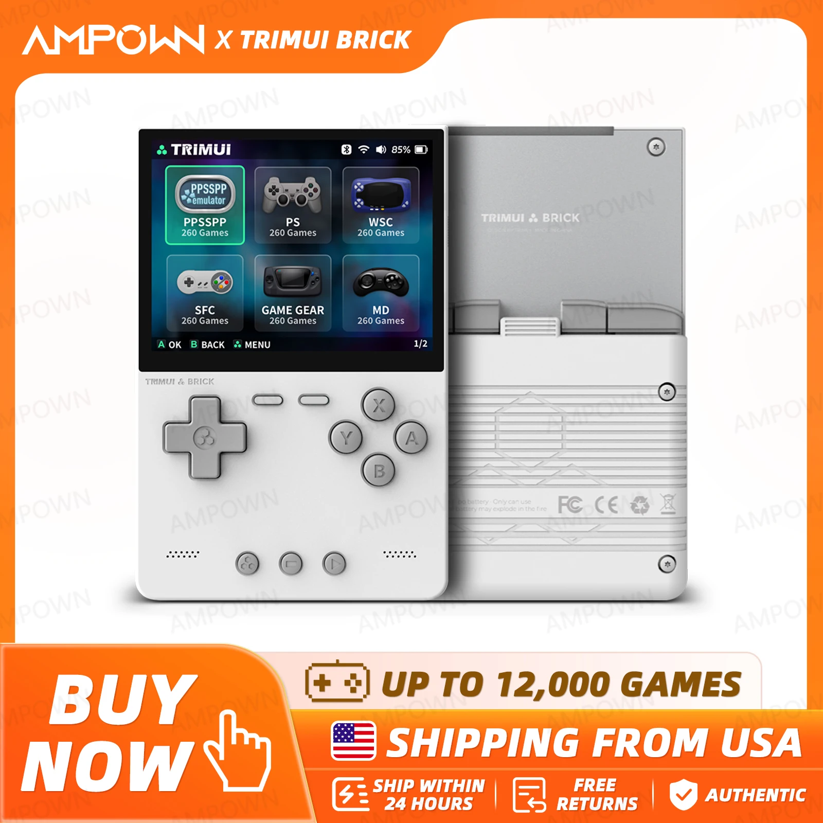TRIMUI BRICK Handheld Game Con - đánh giá và giá Retro Gaming Linux