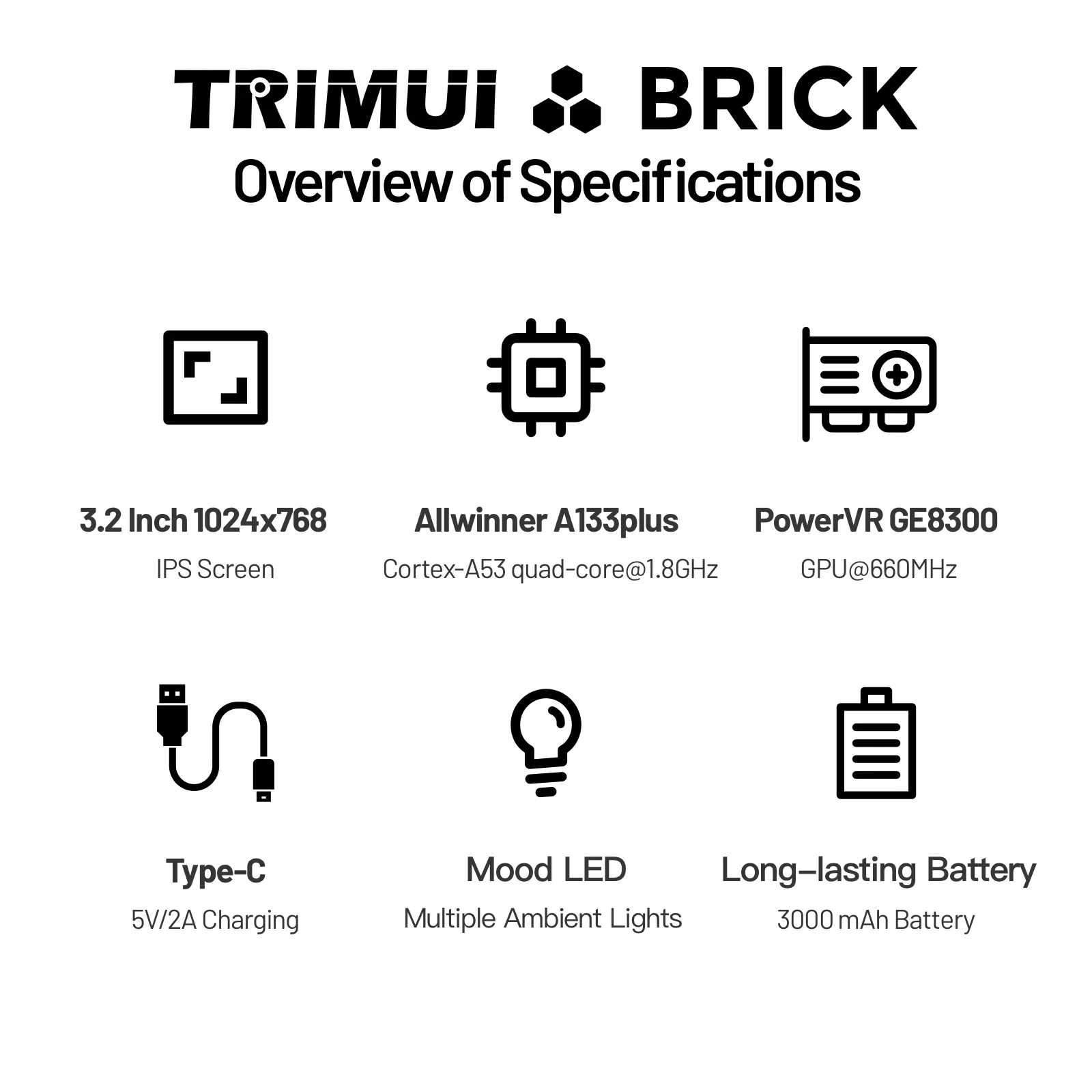 TRIMUI BRICK Handheld Game Con - đánh giá và giá Retro Gaming Linux