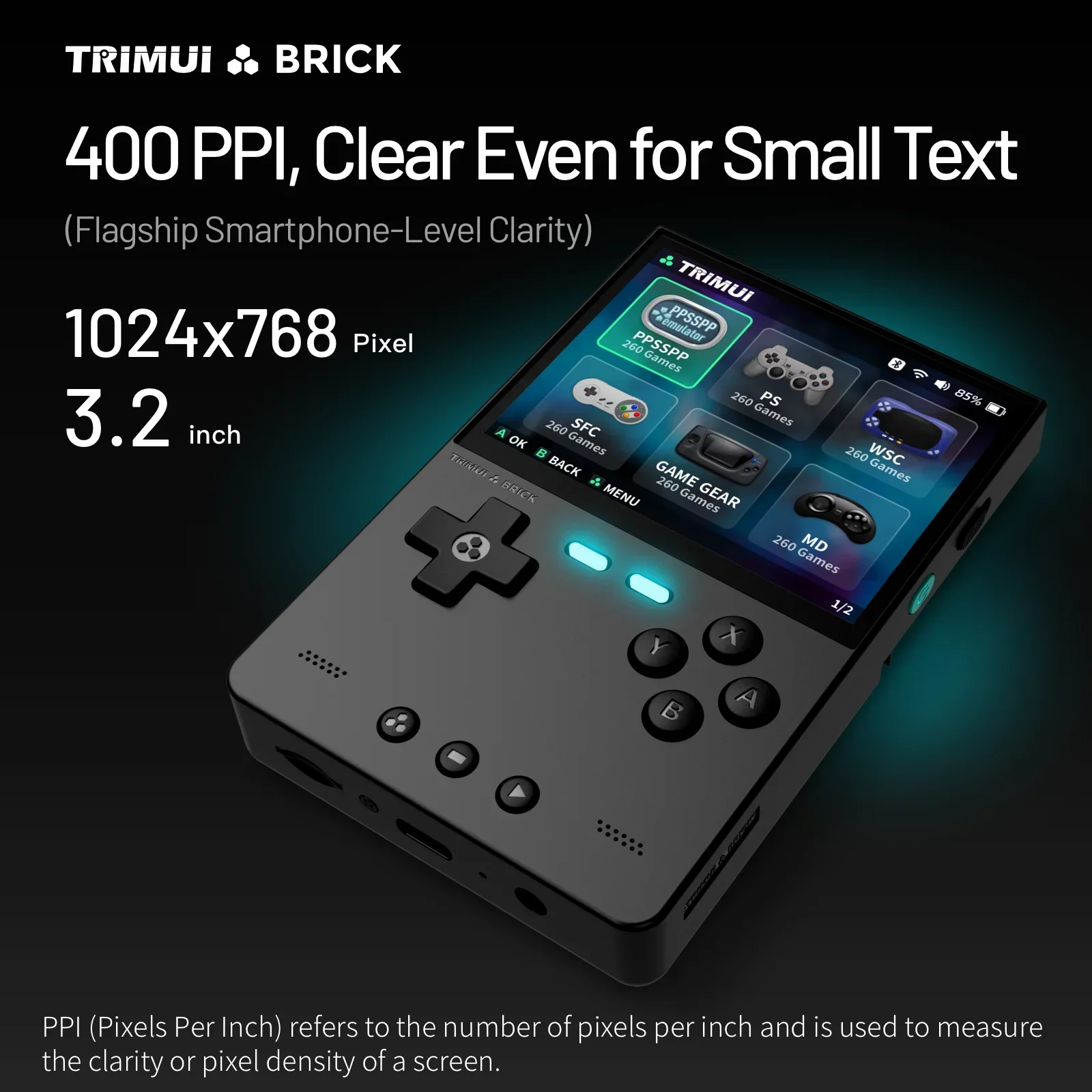 TRIMUI BRICK Handheld Game Con - đánh giá và giá Retro Gaming Linux
